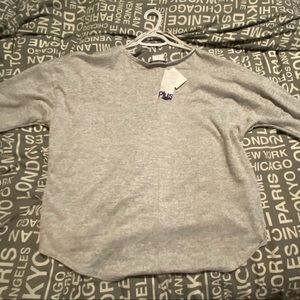 Woman’s 3/4 length sleeve. Grey NWT